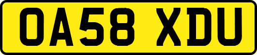 OA58XDU