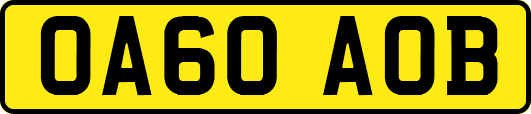 OA60AOB