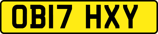 OB17HXY