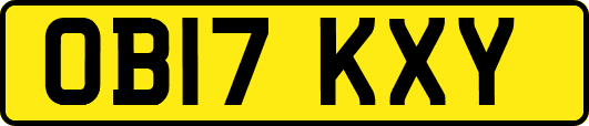 OB17KXY