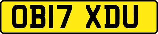 OB17XDU