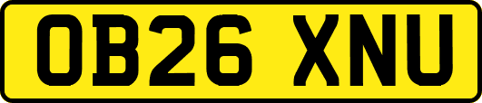 OB26XNU