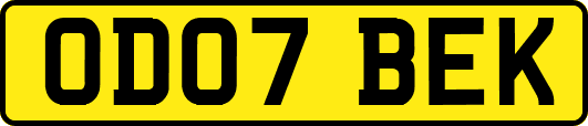 OD07BEK