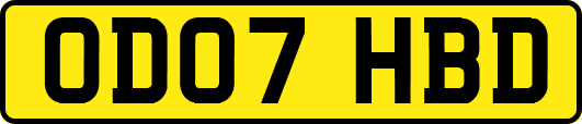 OD07HBD