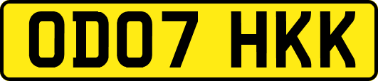 OD07HKK