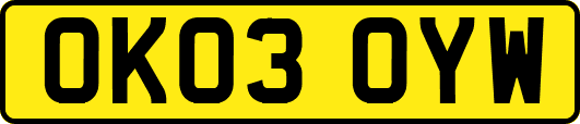 OK03OYW