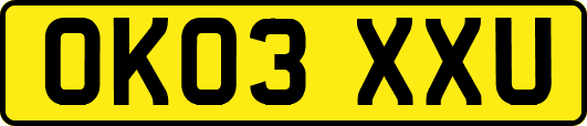 OK03XXU