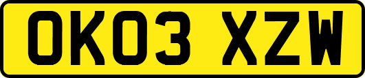 OK03XZW