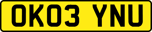 OK03YNU