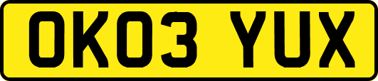 OK03YUX