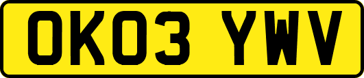 OK03YWV