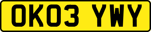 OK03YWY