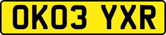 OK03YXR