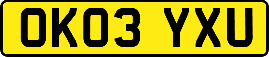 OK03YXU