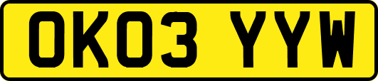 OK03YYW