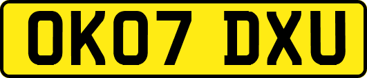 OK07DXU