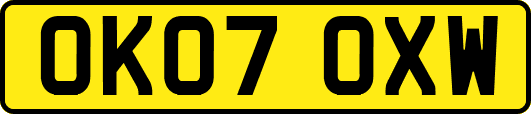 OK07OXW