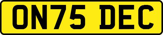 ON75DEC