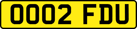 OO02FDU