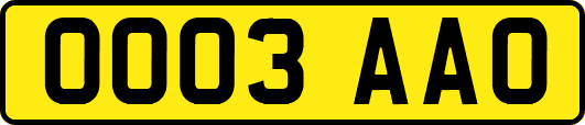 OO03AAO