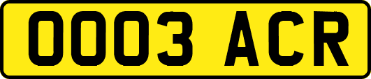 OO03ACR