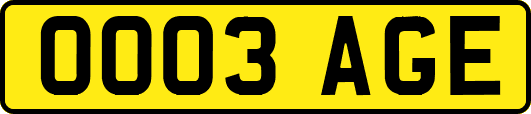 OO03AGE