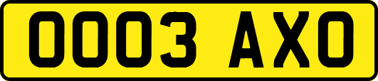 OO03AXO