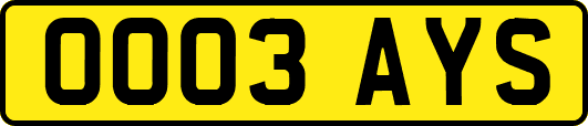 OO03AYS
