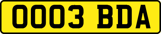 OO03BDA