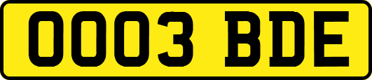OO03BDE