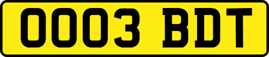 OO03BDT