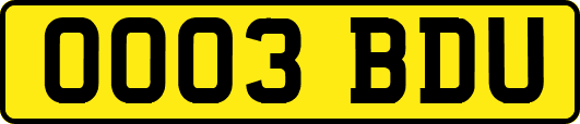 OO03BDU