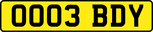 OO03BDY