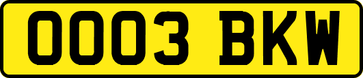 OO03BKW