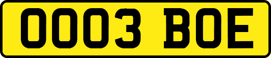OO03BOE