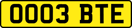 OO03BTE