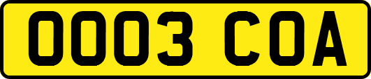 OO03COA