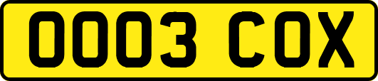 OO03COX