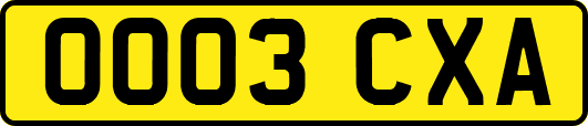 OO03CXA