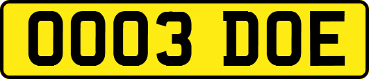OO03DOE