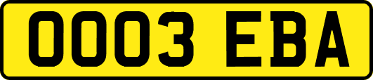 OO03EBA