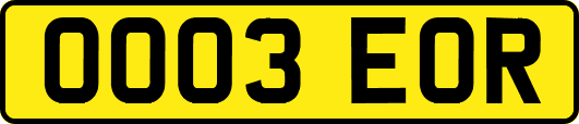 OO03EOR