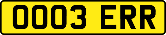 OO03ERR