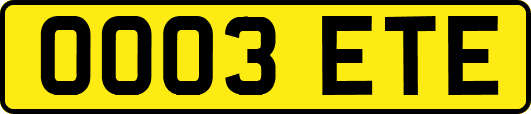 OO03ETE