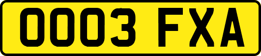 OO03FXA
