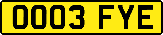 OO03FYE