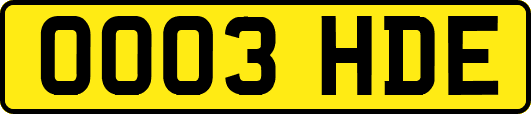 OO03HDE