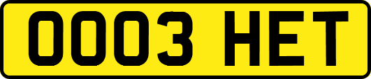 OO03HET