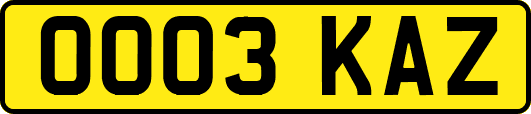 OO03KAZ