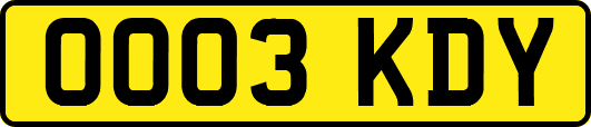 OO03KDY